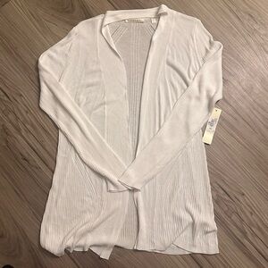 NWT white cardigan